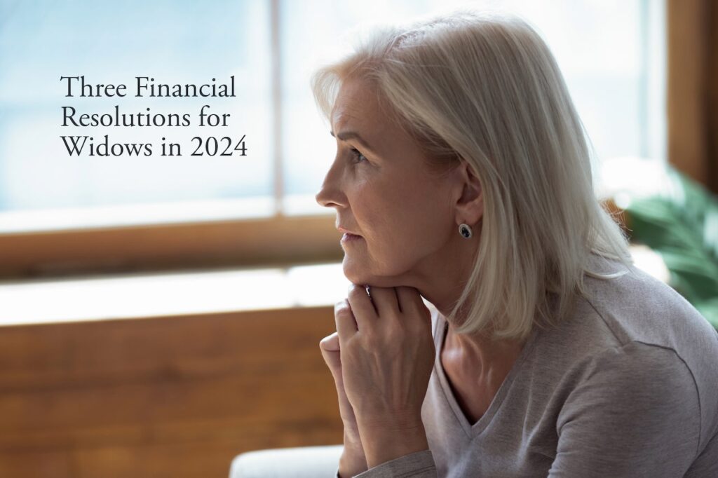 financial resolutions for widows